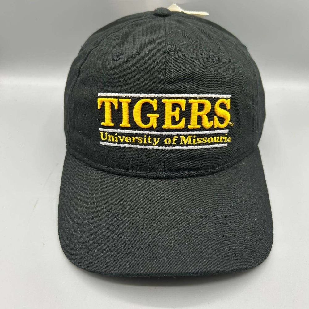University of Missouri Tigers Hat Men Black The Game Strap Back Cap Cotton New